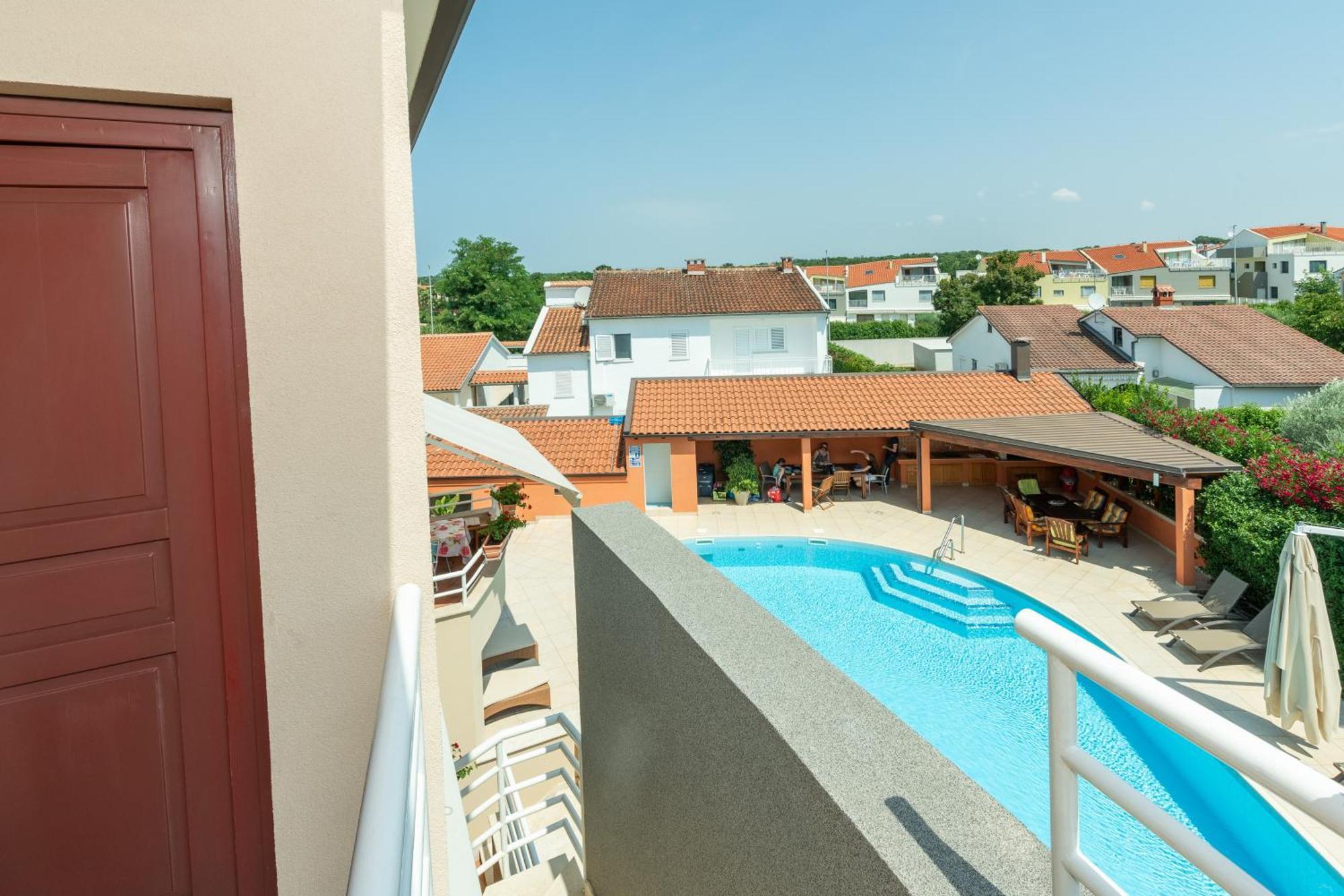 Apartment Complex Irena With Pool بوريتش المظهر الخارجي الصورة